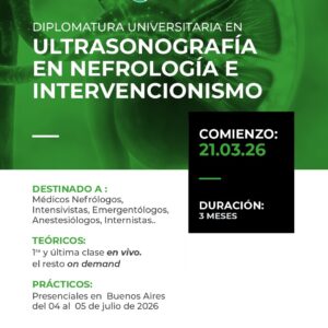 Diplomatura Universitaria en Ultrasonografía en Nefrología e Intervencionismo 3.ª Edición